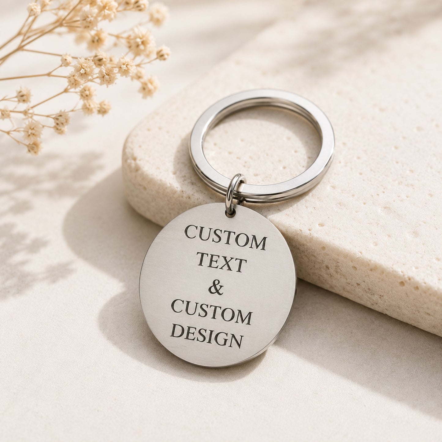 Customized Stainless Steel Keychain