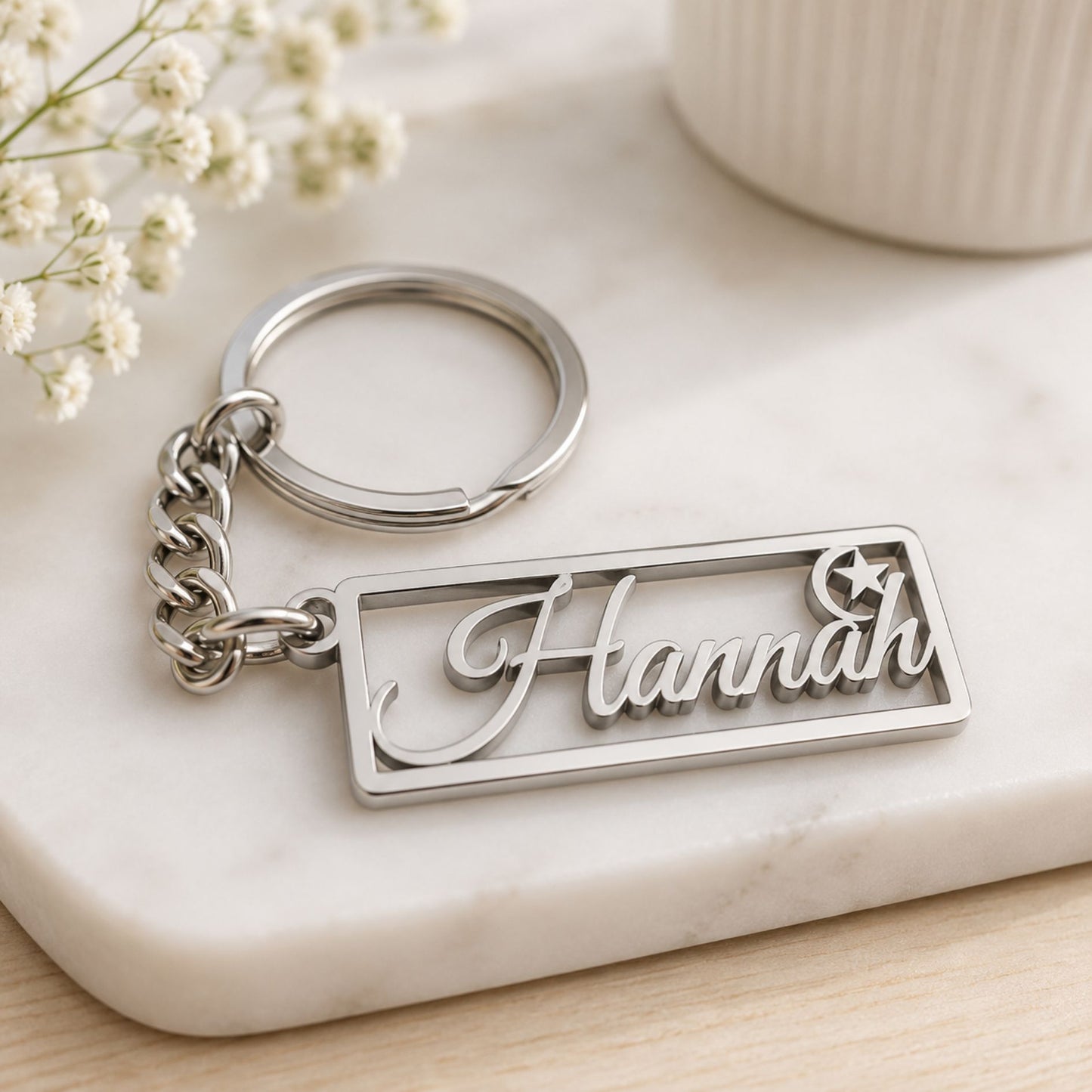 Customized Stainless Steel Keychain